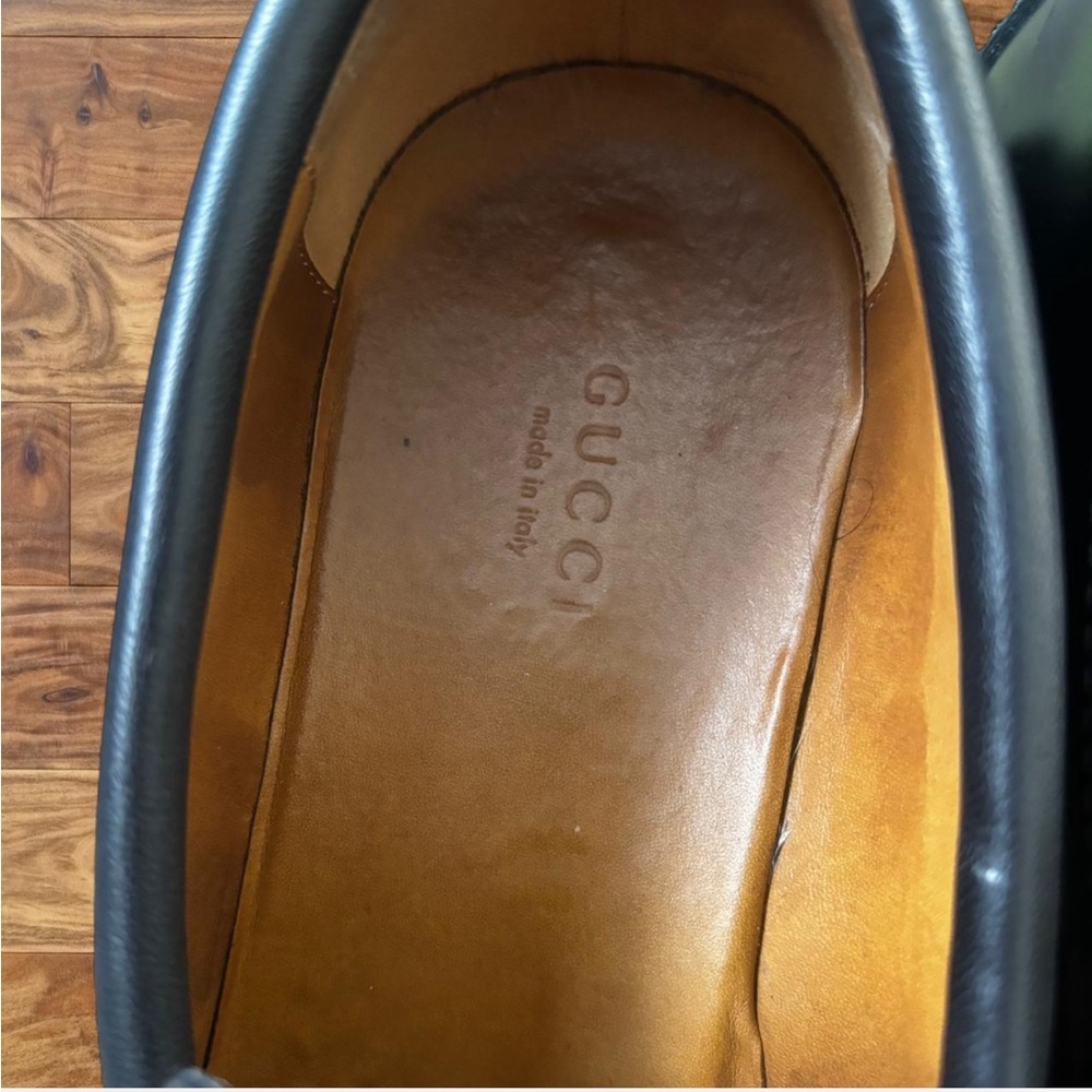 Gucci moccasin leather spice lux Napa loafers - Picture 6 of 10